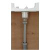 Kakudai 426-154-W Vertical Pull Trap for Washing Machine Bread White