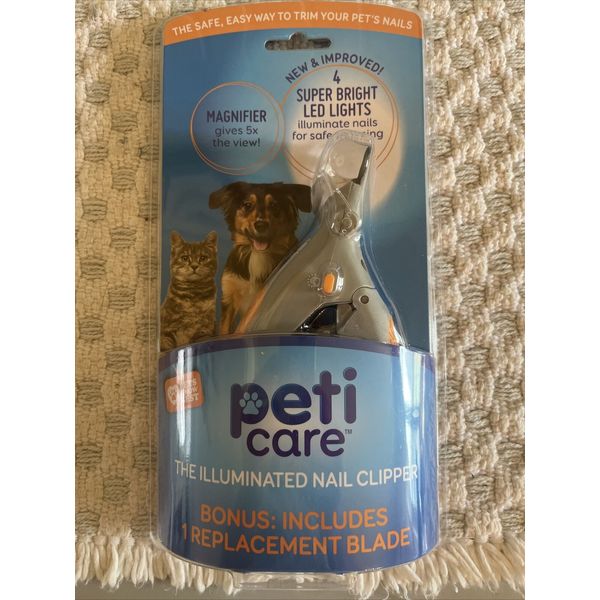 NEW Allstar Innovations PetiCare LED Light Pet Nail Clipper for cats or dogs