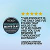REDKEN Matte Clay, Styling Clay for a Flexible Bed-Head Hold, For Men and Women, Color-Safe Formula with UV Filters, 50 ml