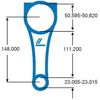 IPSA CO005400 Golf VII Hatchback Connecting Rod (5G1, BQ1, BE1, BE2) CC (358) 570g