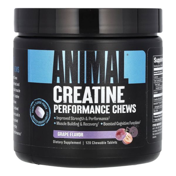 Creatine Performance Chews Grape Flavor Chewables 120 Tablets