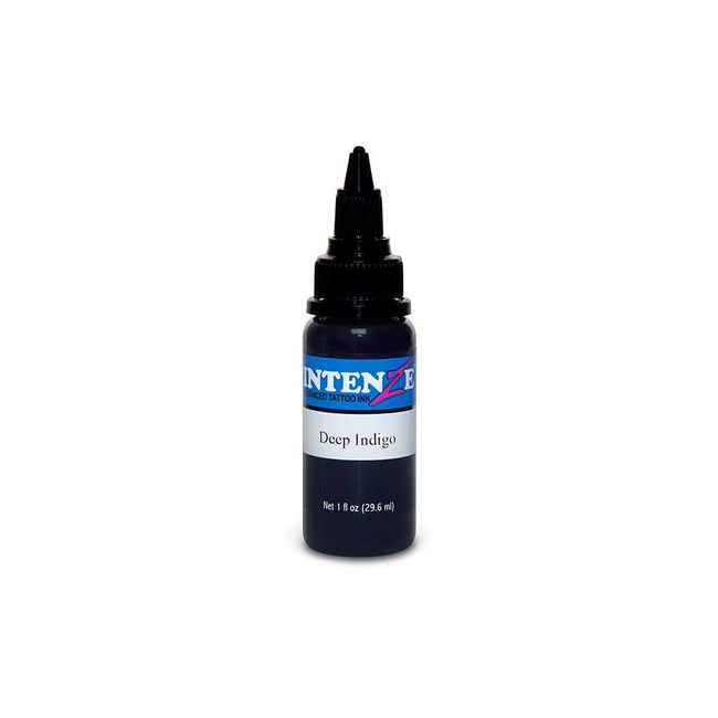 Intenze Tattoo Ink - Deep Indigo - 2oz Bottle