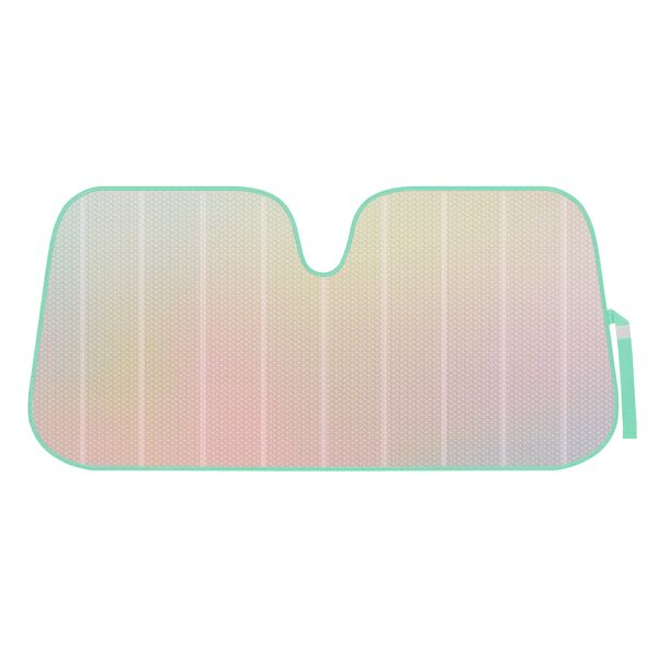 Car Windshield Sun Shade Matte White Front Window Shades Guard Against UV Rays