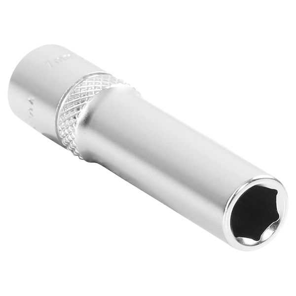 OEMTOOLS 22271 7 mm Metric Deep Socket, For Metric Socket Set 1/4 Inch Drive, Hex Sockets, 6 Pt Sockets, OEMTOOLS Socket