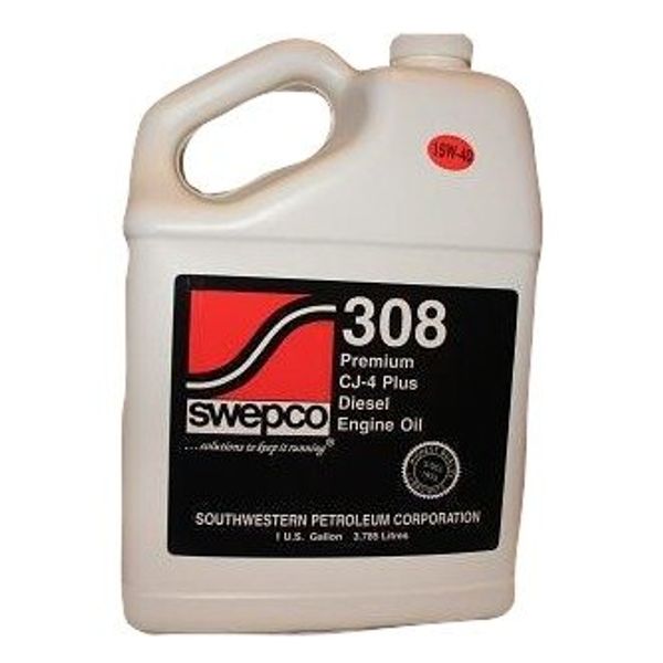 Swepco 308 15w40 Premium CJ-4 Plus Diesel Engine Oil Gal.