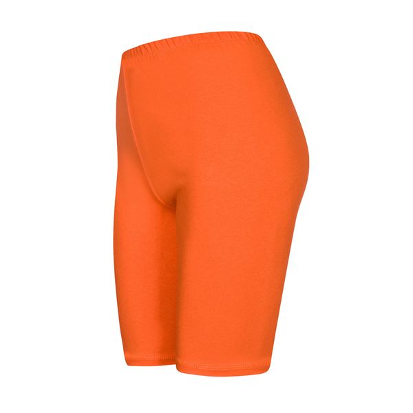Pack of 2 Dedavide Boys Goalkeeper Shorts Plain Cotton, 16 Colours - Orange, size: 122 cm
