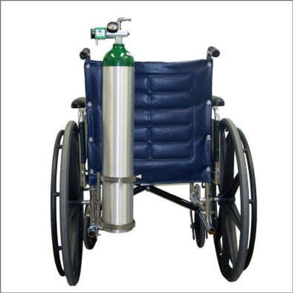 Metal Oxygen Cylinder Wheelchair holder for D/E Cylinders