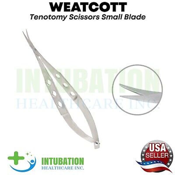 Westcott Tenotomy Scissors Curved Small Blade Surgical Eye Ophthalmic Instrument