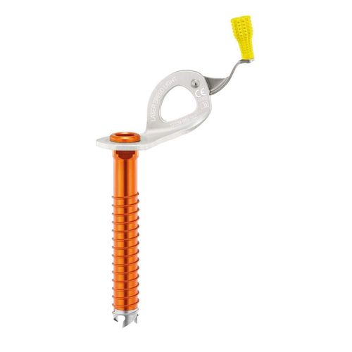 Petzl, Laser Speed Light, Ultralight Ice Screw With Integrated Handle, Yellow, 13 Cm, Unisex-Adult