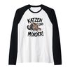 Mausefalle,Mäuse, lustige Katze | Katzen sind Mörder! Raglan