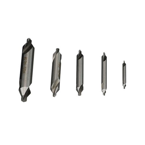 HHIP 5000-0020 HSS Center Drill Set, 5 Piece (No.1-No.5)