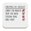 Flox Creative Coaster Set of Two Christmas Eve Checklist