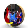 Cool Electric Guitars Hardwood Oak Fan/Light Pull