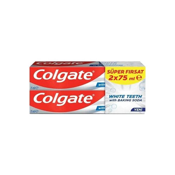 White Teeth With Baking Soda 2'li 75 ml