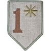 1* ONE ASS TO RISK ASTERISK DESERT FUNNY TACTICAL ARMY HOOK MORALE PATCH