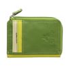 VISCONTI Leather Rainbow Collection PHI PHI Slimline Credit Card Purse RB110 Lime Multi