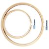 2 Pcs Bamboo Hand Embroidery Cross Stich Ring Hoop Frames