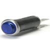Pacific Customs Blue 1/2 Inch Indicator Warning Dash Light Clips Into 1/2 Inch Hole