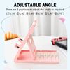 DLseego Stand for Switch 2/OLED/Lite Console,Non Slip Adjustable Pink Theme Playstand Foldable Compact Holder Stand,Cute Rabbit