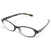 Duke Reading Glasses Women's +3.0 Degree Neo Classic Dew Ultralight Frame with Soft Case Brown Demi GLR-11-8+3.00