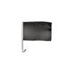 Unicolor black Car Flag - 12 x 16 inch