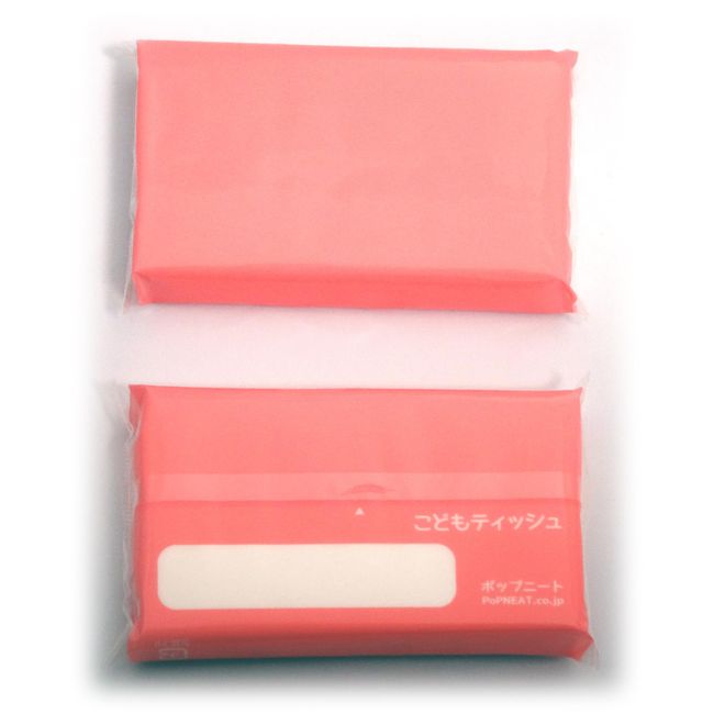 Children's Tissue Mini Plain Peach 60P