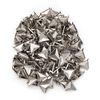 logyues 200Pcs Triangular Rivets for DIY Crafts 12mm Silver