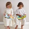 ThreadBear Design Cloth Rag Book for Early Learning and Reading Development | Illustrated, Soft Material