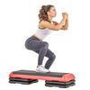 The Step (Made in USA) Freestyle Aerobic Platform, Red – Health Club Size for Intense and Diverse Workouts,Number of Risers-4,F1020W
