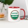 CafePress Support Organic Mug 11 oz (325 ml) Ceramic Coffee Mug