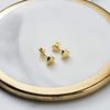 Philip Jones Gold Plated Heart Stud Earrings