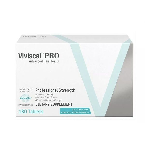 ❤️100%Authentic VIVISCAL PROFESSIONAL PRO Hair Growth 180 tablets pills  09/2026