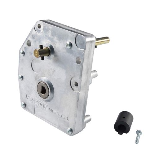 Lippert Replacement 5th Wheel RV Power Landing Gear Box, Aluminum, Easy Universal Installation, Minimal Assembly Required - 276602