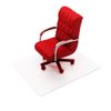 48" x 36" PVC Lipped Clear Chair Mat