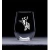 Goat (G3AD) Stemless wine glass, 17 oz.