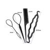 Set of 8 Arranging Stick Hair Comb, BetterJonny Stick Kamizou Pony Arranging Stick Hair Comb DIY Mouse Tail Comb Hair Tool, Hair Pulling Tool, French Braid Ring