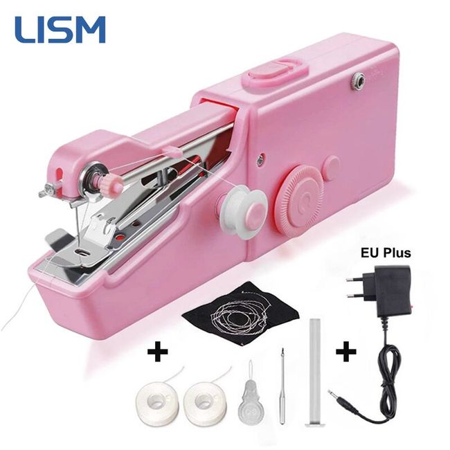 DIY Mini Sewing Machine Electric Stitch Portable Hand Cordless