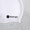 Slazenger Adults Silicone Swimming Cap White One Size