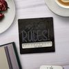Shopagift Personalised Teacher Rules Funny Ruler Teaching 2 Pack Coasters - 9cm x 9cm