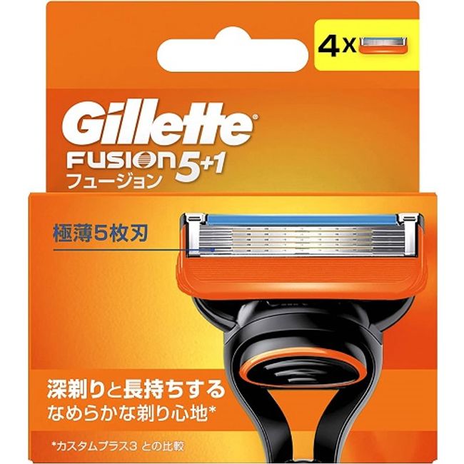 Gillette Fusion Manual Replacement Blade [4 pieces] (P&amp;G)