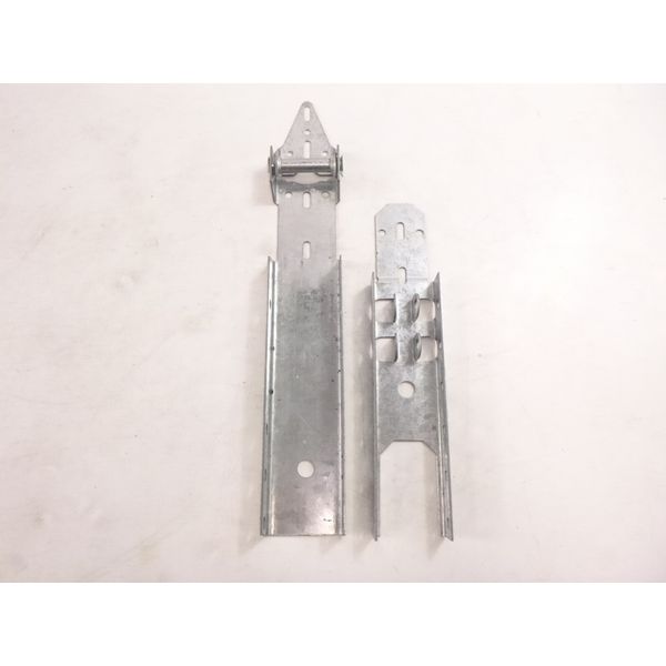 TF Full Hinge Reinforcement Bracket Adjust. 12g Galvanize Garage Door SEE DESC
