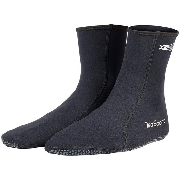 NeoSport Exclusive Mens and Women’s XSPAN Sock Available in 1.5MM or 5MM – Warm, Ideal for Surf Fishing, Water Sports and Hunting, Wear Alone or With Shoes and Boots