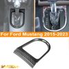 Interior Gear Shift Panel Cover  Protective Trim Stickers for Ford Mustang 2015+