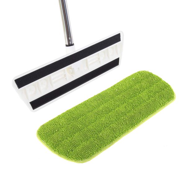 Kitchen + Home Flat Microfiber Dust Mop - 16" Washable Reusable Wet or Dry Mop