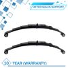 2Pcs Trailer Leaf Spring 4 Leaf Double Eye 1750Lbs Cap For 3500Lbs Axle D28 IN