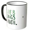JUNIWORDS Tasse - Wähle eine Farbe - "Lieblingslauch" - Grün