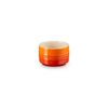 Le Creuset Stoneware Ramekin with straight wall, Stackable, 200 ml, Volcanic, 70403200900099