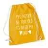 Flox Creative Mustard Drawstring Bag Helped me to be