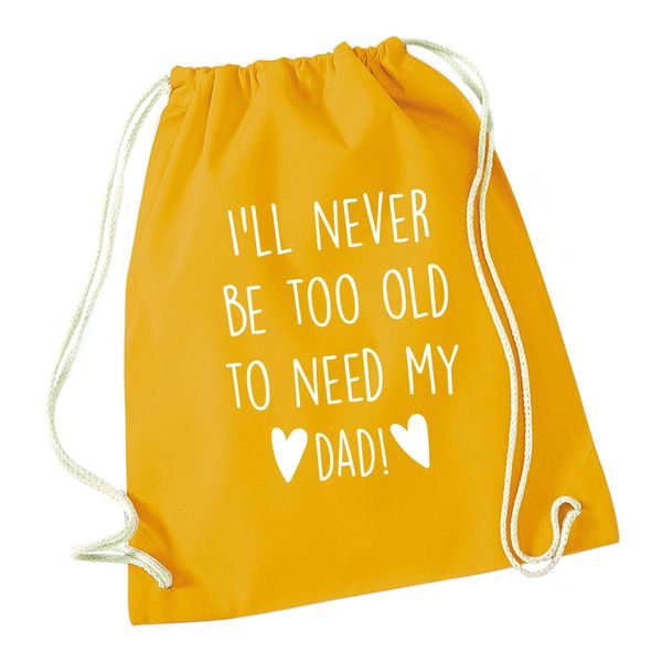 Flox Creative Mustard Drawstring Bag Helped me to be
