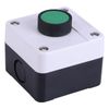 VIFERR Push Button Switch, Weatherproof Green Push Button Switch One Knob Control Box for Gate Opener Indoor Outdoor